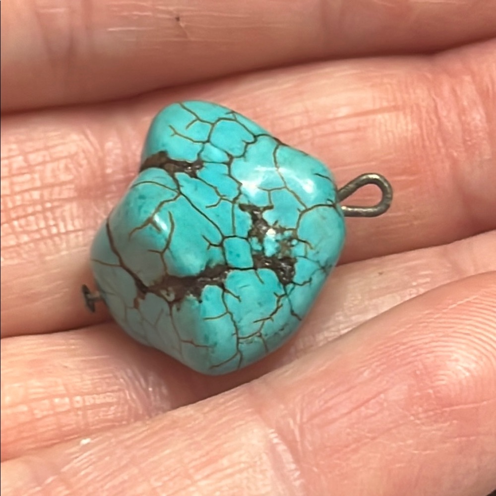 Source Unknown Turquoise Stone Necklace